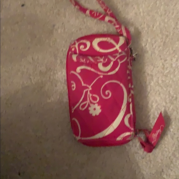 Vera Bradley Wallet Pink and White - Picture 2 of 3